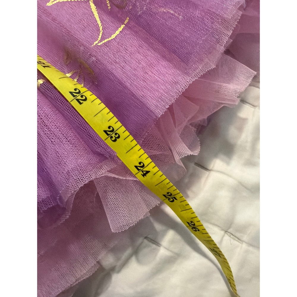 Disney Rapunzel Tangled Princess Costume Dress Pink Purple Sequins Girls 5/6 - Picture 4 of 6